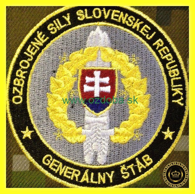ZNAK GENERÁLNY ŠTÁB STARÝ TYP