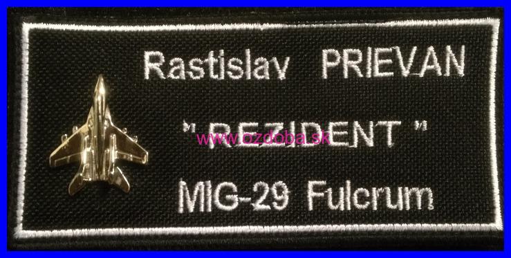 MENOVKA LETECKÁ MIG-29 KOVOVÁ