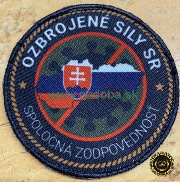 RUKÁVOVÝ ZNAK SPOLOČNÁ ZODPOVEDNOSŤ SUBLIMOVANÁ VERZIA