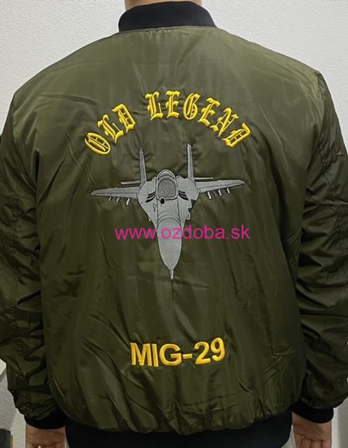 BOMBER bunda OLD LEGEND Mig-29 Veľkosť L