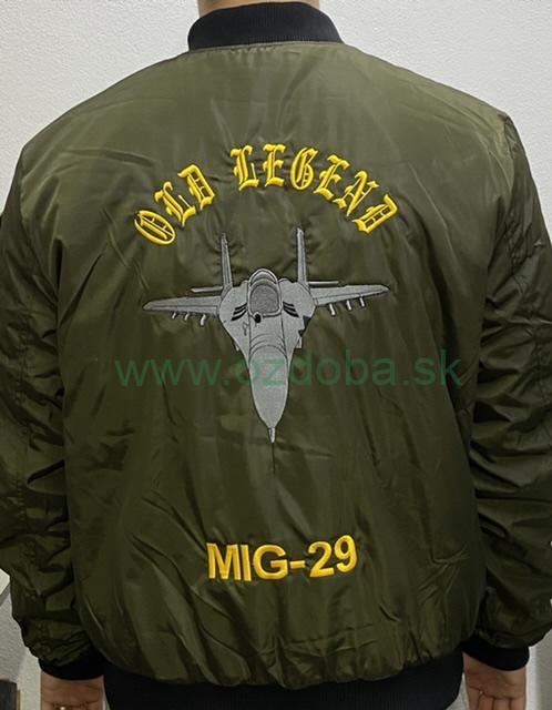 BOMBER bunda OLD LEGEND  Mig-29 Veľkosť XXXL