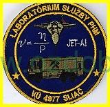 Znak Laboratórium služby PHM VÚ 4977 SLIAČ