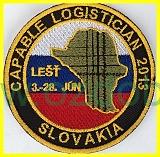 ZNAK VÝŠIVKA CAPABLE LOGISTICIAN 2013