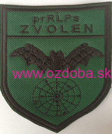 ZNAK VÝŠIVKA prRLPs ZVOLEN FAREBNÝ