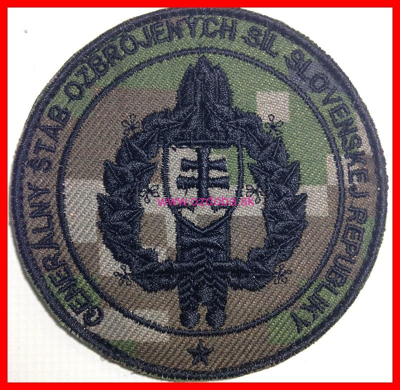 ZNAK GENERÁLNY ŠTÁB NOVÝ TYP