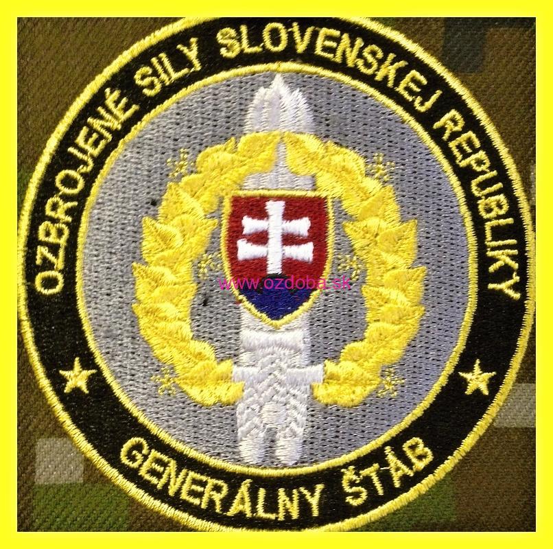 ZNAK GENERÁLNY ŠTÁB NOVÝ  TYP DIGI