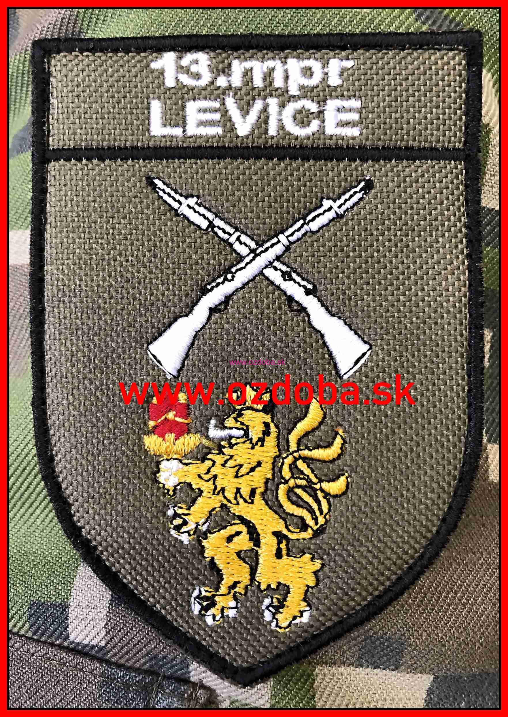 Znak 13mpr LEVICE zelený