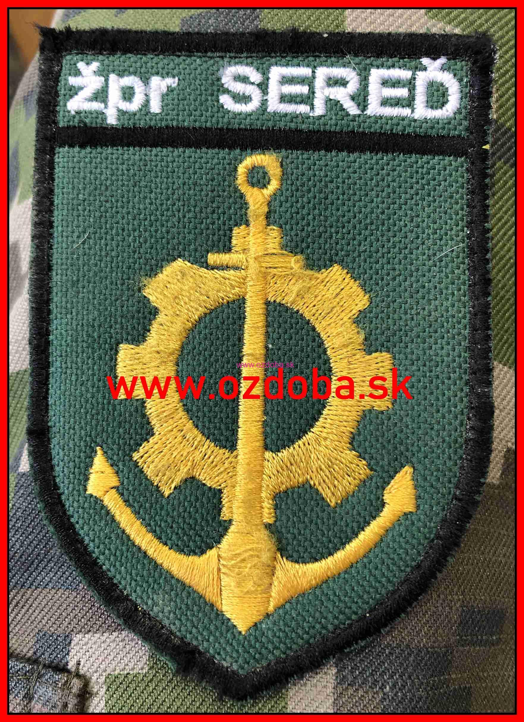 Znak žpr SEREĎ zelený