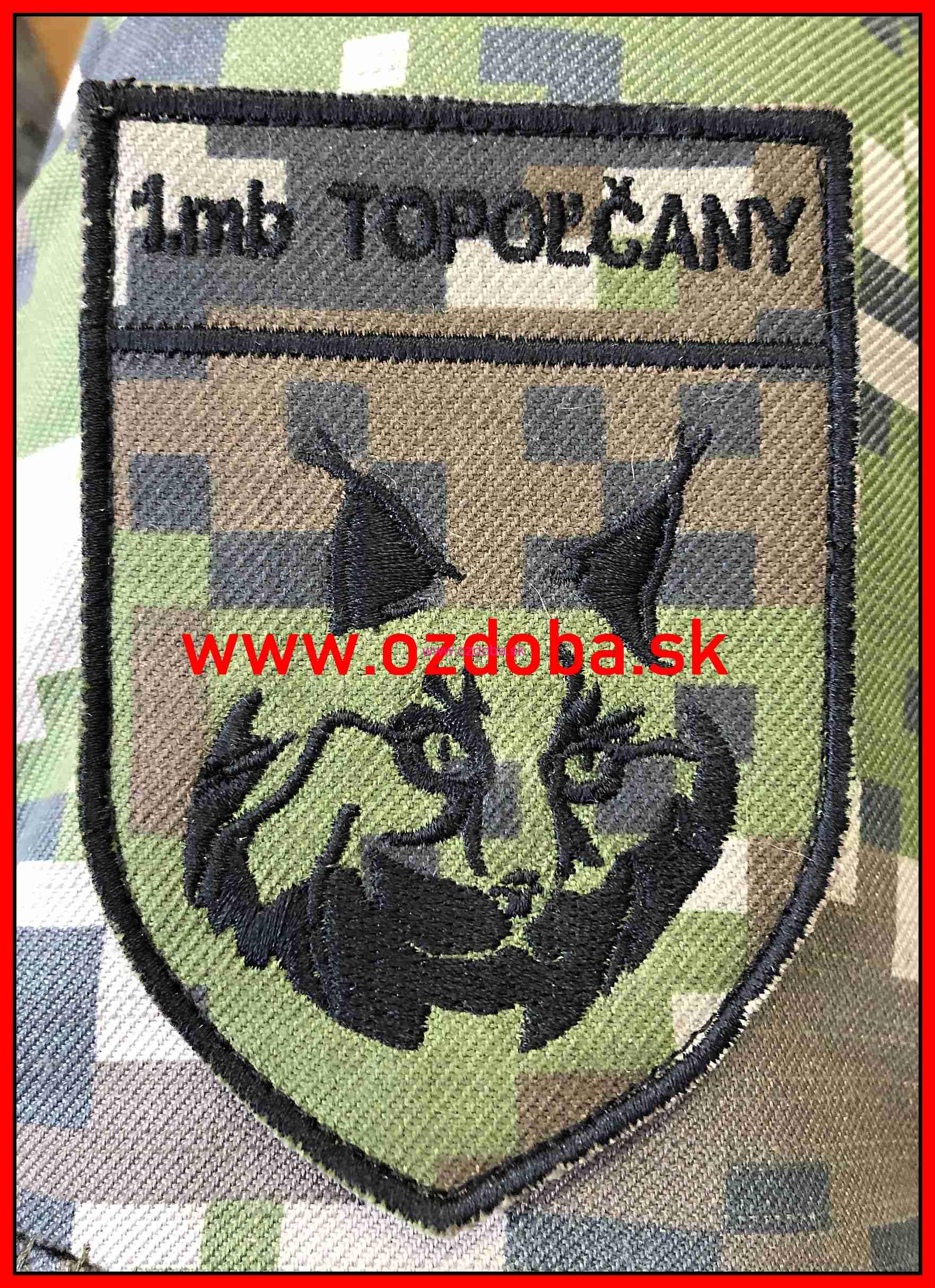 Znak 1.mb TOPOĽČANY farebný