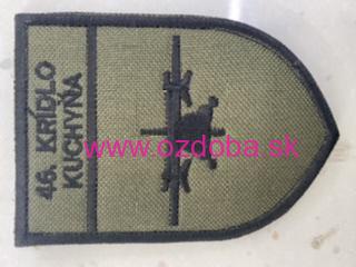 RUKÁVOVÝ ZNAK 46. KRÍDLO KUCHYŇA Farebná