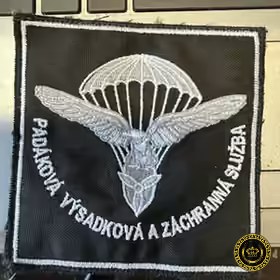 Padáková výsadková a záchranná služba – výšivka OZDOBA